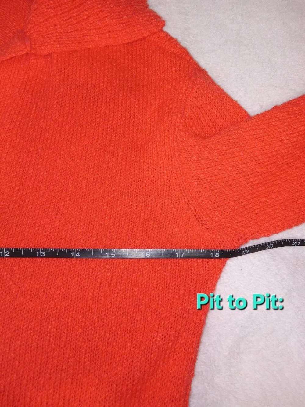 Anthropologie Sweater Womens XS Maeve V Neck Polo Hot Lava Pullover Knit - Picture 11 of 11